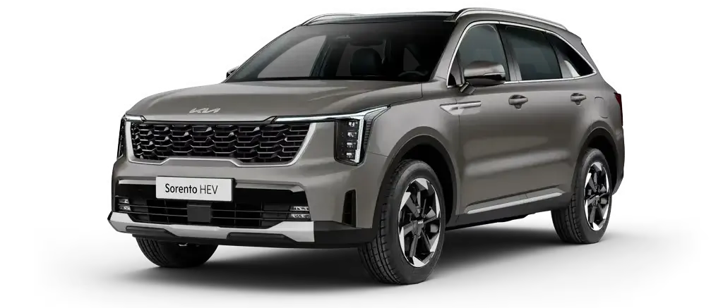 2-teaser-kia-sorento-hev Kia Sorento HEV, ein silberner SUV
