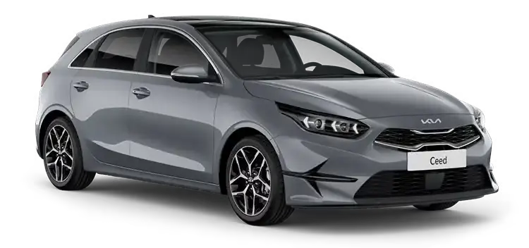 kia-ceed- Platinium Ein grauer Kia Ceed